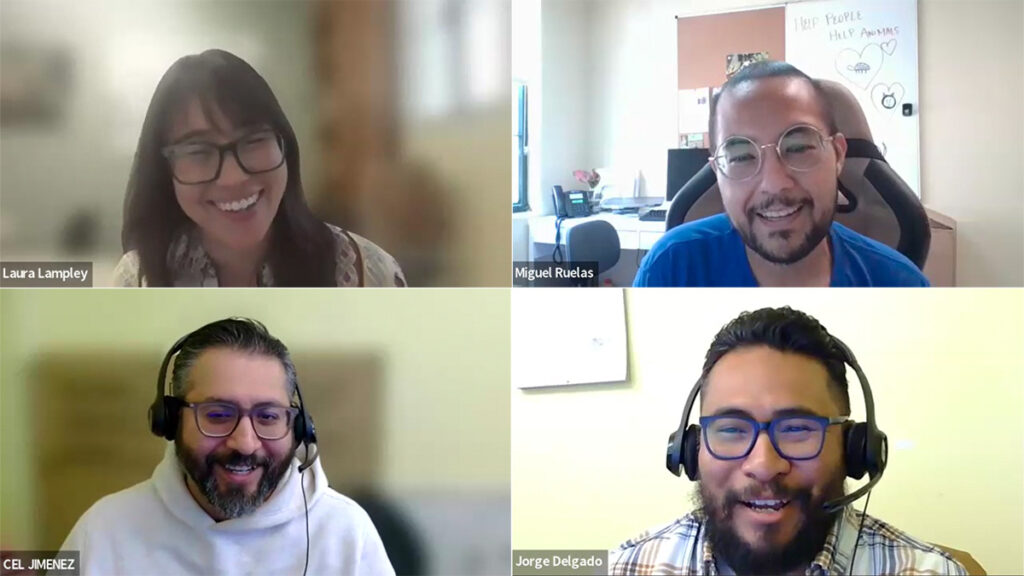 Collage of four panelists on the May 20 2025 Cal4AllCall
